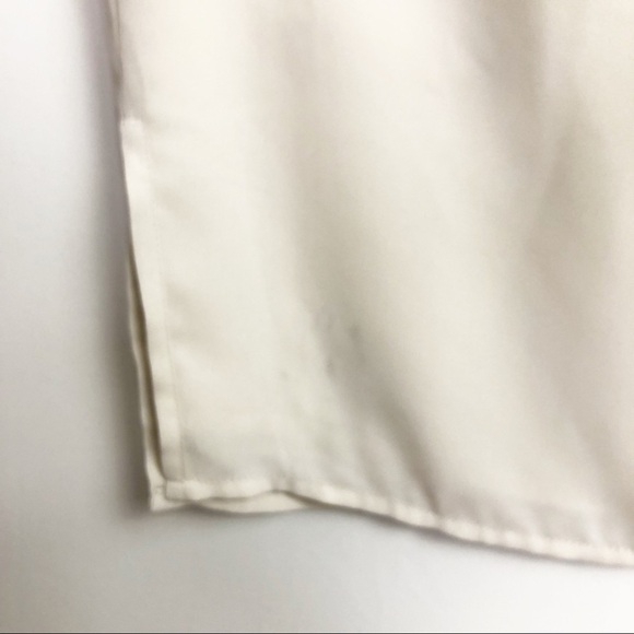 BABATON V neck cream shift mini dress - Picture 6 of 9